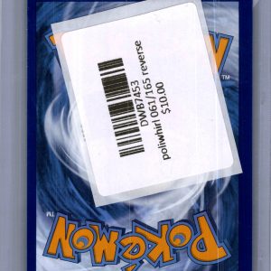Poliwhirl 061/165 Reverse Holo, 151 Pokemon card - alternate view