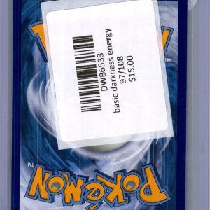 Dark Energy 97/108 Reverse Holo, Evolutions Pokemon card - alternate view