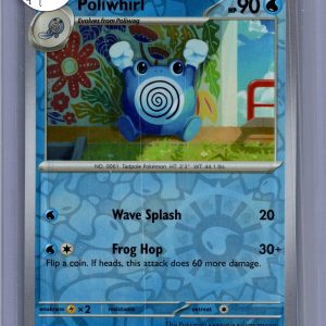 Poliwhirl 061/165 Reverse Holo, 151 Pokemon card