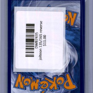 Jolteon 135/165 Reverse Holo, 151 Pokemon card - alternate view