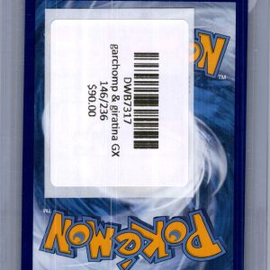 Garchomp and Giratina GX 146/236, Unified Minds Pokemon card - alternate view