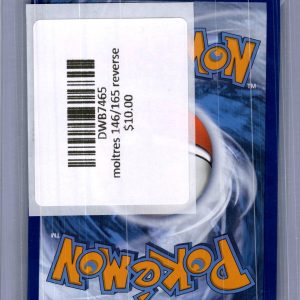 Moltres 146/165 Reverse Holo, 151 Pokemon card - alternate view