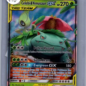 Celebi and Venusaur GX 1/181, Team Up Pokemon card