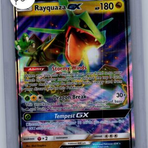 Rayquaza GX 109/168, Celestial Storm Pokemon card
