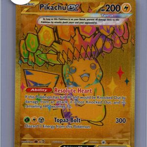 Pikachu EX 179/131, Prismatic Evolutions Pokemon card