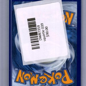 Squirtle 039, PROMO Pokemon card - alternate view