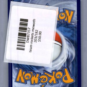 Team Rocket's Meowth 203/182, Destined Rivals Pokemon card - alternate view