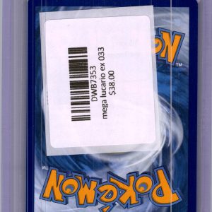 Mega Lucario EX 033, PROMO Pokemon card - alternate view
