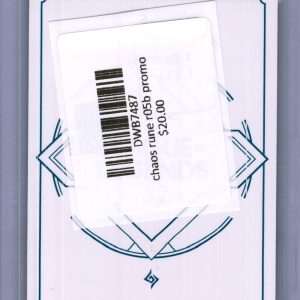 chaos rune r05b promo Pokemon card - alternate view