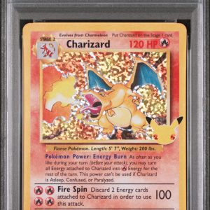 Charizard 4 25th PSA 10, Graded Cards Pokemon card