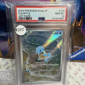 Squirtle 170/165 AR PSA 10, Graded Cards Pokemon card
