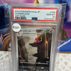 Charmeleon 169/165 AR PSA 10, Graded Cards Pokemon card
