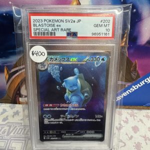 Blastoise ex 202/165 SAR PSA 10, Graded Cards Pokemon card