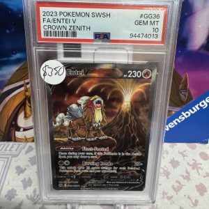 Entei V GG30/GG70 PSA 10, Graded Cards Pokemon card