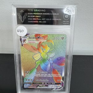 Scizor Vmax 193/189 TCG Grading 10, Graded Singles Pokemon card