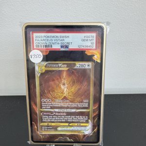 Arceus Vstar GG70 PSA 10, Graded Cards Pokemon card