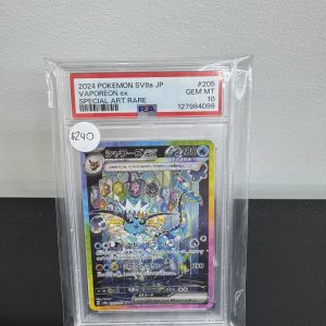 Vaporeon 205/187 PSA 10, Graded Cards Pokemon card