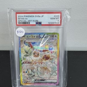Eevee EX SAR 223/187 PSA 10, Graded Singles Pokemon card