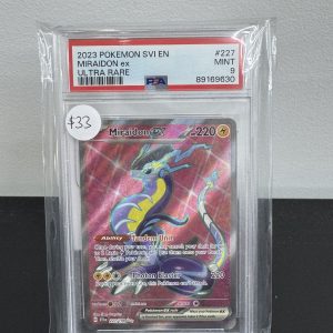Miraidon EX 227/198 PSA 9, Graded Singles Pokemon card