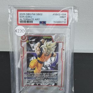 Son Goku sb02-004 alt PSA 9, Graded Cards Pokemon card