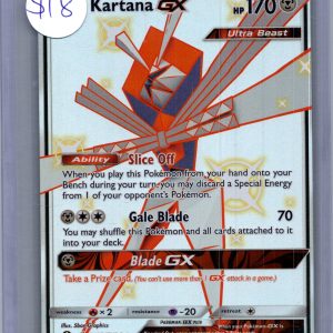 Kartana GX SV73/SV94, Hidden Fates Pokemon card