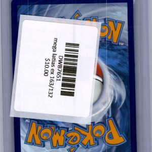 Mega Latias EX 163/132, Mega Evolutions Pokemon card - alternate view