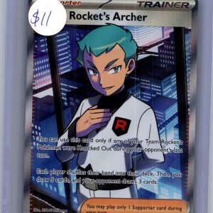 Rocket's Archer 233/182, Destined Rivals Pokemon card