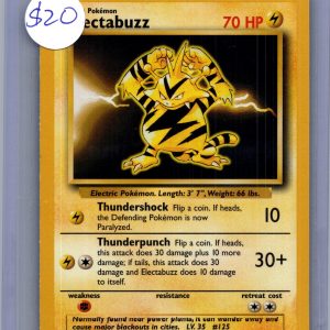 Electabuzz 20/102, Vintage Singles Pokemon card