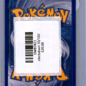 Electabuzz 20/102, Vintage Singles Pokemon card - alternate view