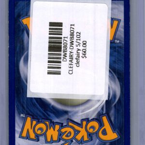 Clefairy 5/102, Vintage Singles Pokemon card - alternate view