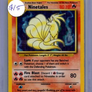 ninetales 12/102 Pokemon card
