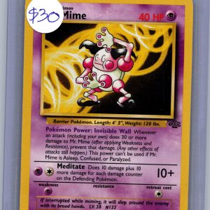 Mr. Mime 22/64, Vintage Singles Pokemon card