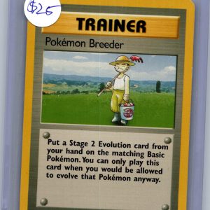 Pokemon Breeder 76/102, Vintage Singles Pokemon card