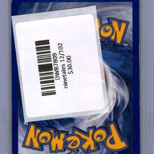 Ninetales 12/102, Vintage Singles Pokemon card - alternate view