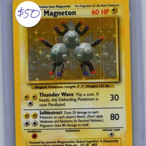 Magneton 9/102, Vintage Singles Pokemon card