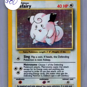 Clefairy 5/102, Vintage Singles Pokemon card