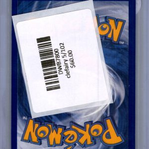 Clefairy 5/102, Vintage Singles Pokemon card - alternate view