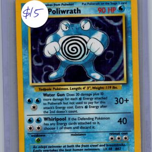 poliwrath 13/102 Pokemon card