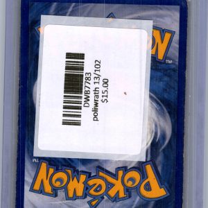 poliwrath 13/102 Pokemon card - alternate view