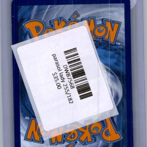 Parasol Lady 255/182, Paradox Rift Pokemon card - alternate view