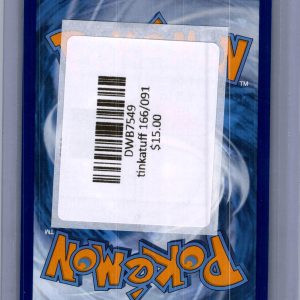 Tinkatuff 166/091, Paldean Fates Pokemon card - alternate view