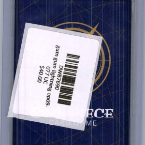 Gum Gum Lightning OP09-077 UC, One Piece Singles One Piece trading card - alternate view