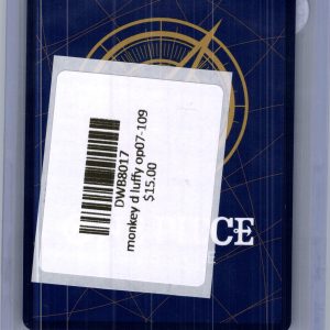 Monkey D Luffy OP07-109, One Piece Singles One Piece trading card - alternate view