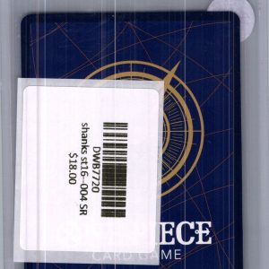 Shanks ST16-004 SR, One Piece Singles One Piece trading card - alternate view