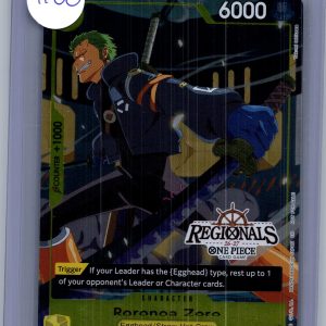 Roronoa Zoro OP07-113 UC regionals, One Piece Singles One Piece trading card