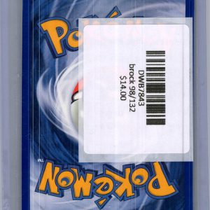 Brock 98/132, Vintage Singles Pokemon card - alternate view