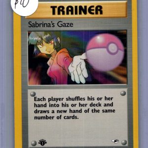 Sabrinas Gaze 125/132 first edition, Vintage Singles Pokemon card