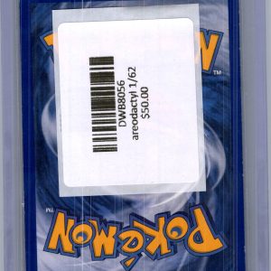 Areodactyl 1/62, Vintage Singles Pokemon card - alternate view