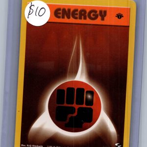 Fighting Energy 127/132 first edition, Vintage Singles Pokemon card
