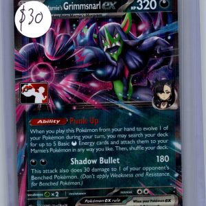 Grimmsnarl ex 136 play stamp, Promo Pokemon card